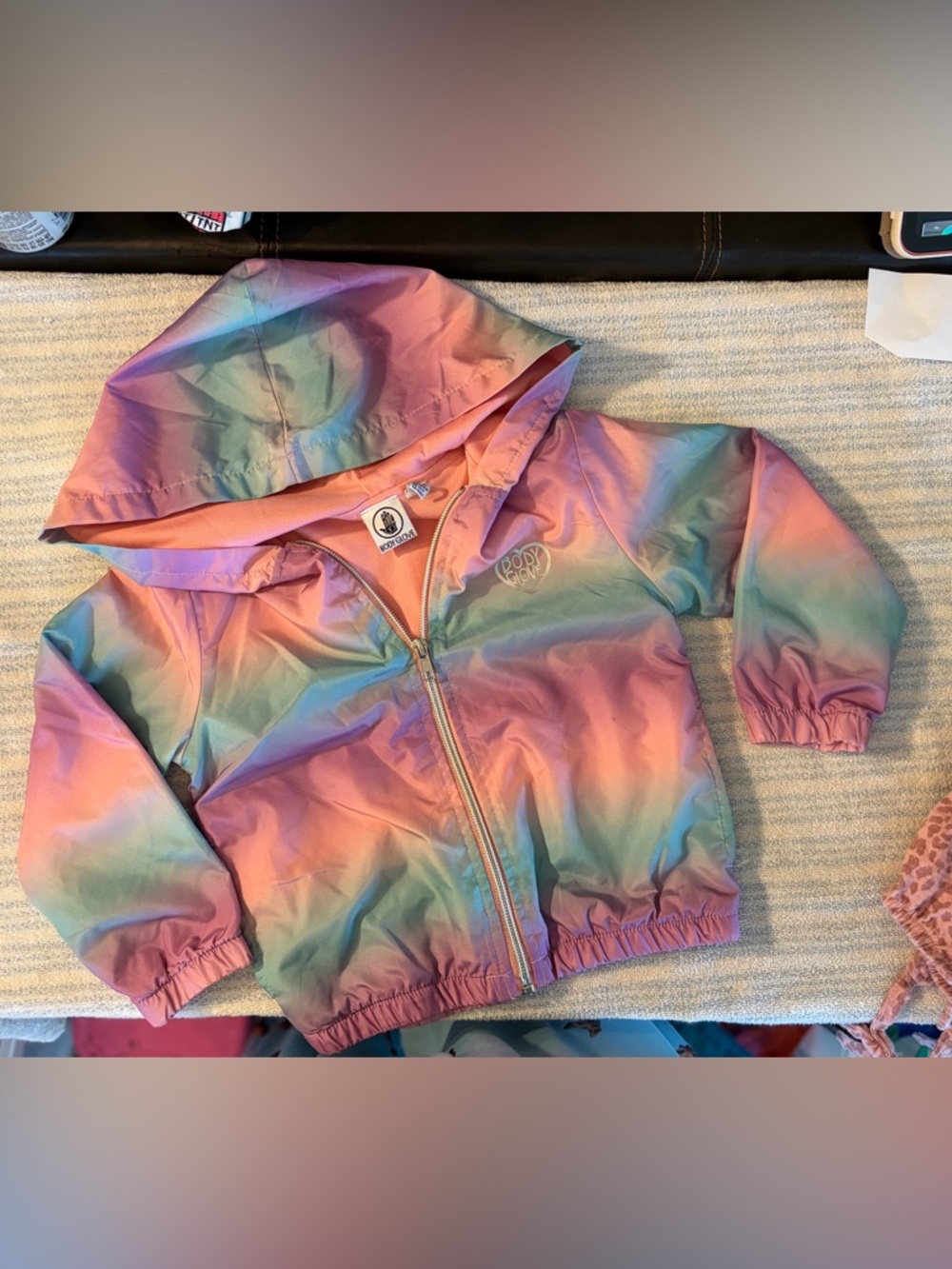 Body Glove - Pastel Gradient Kids' Hooded Rain Jacket